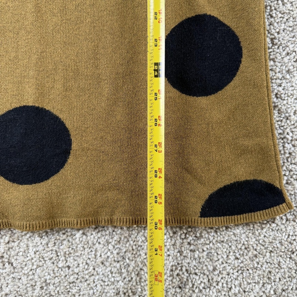 Who What Wear Womens Small Brown Polka Dot Cotton Sweater Skirt Knit Set - Picture 16 of 16